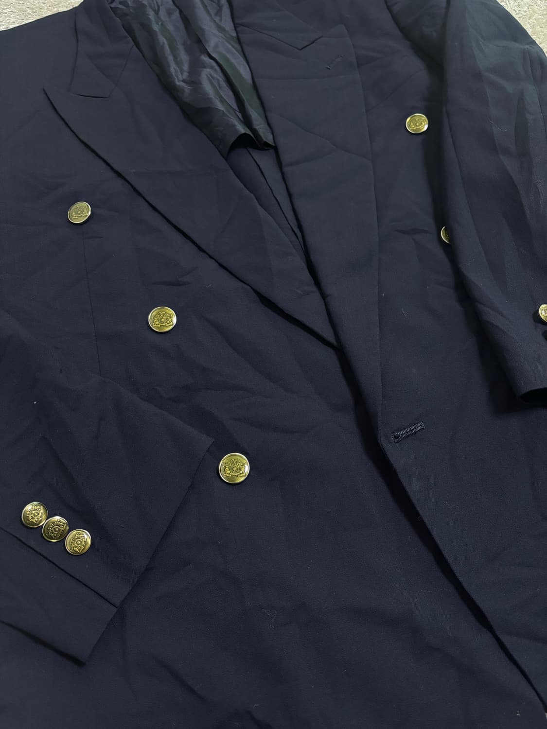 일제 FARIANI 금장 더블 블레이저 사이즈 105-110 상품이미지2