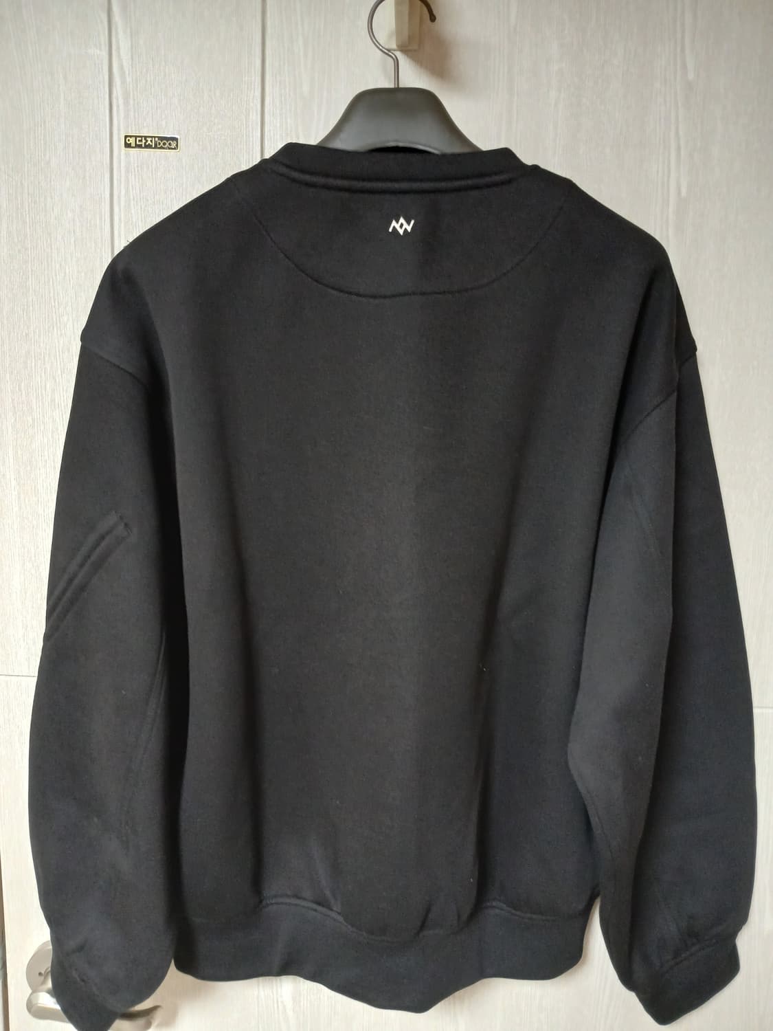 송지오 지제로 스웻셔츠 맨투맨 M(48) 블랙 새상품 상품이미지2