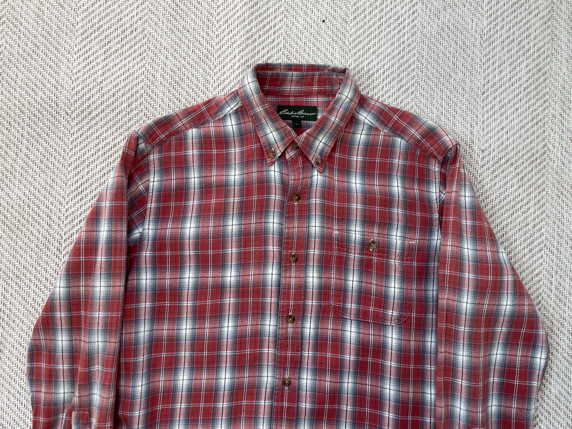 에디바우어 체크 셔츠 J04144 상품이미지3