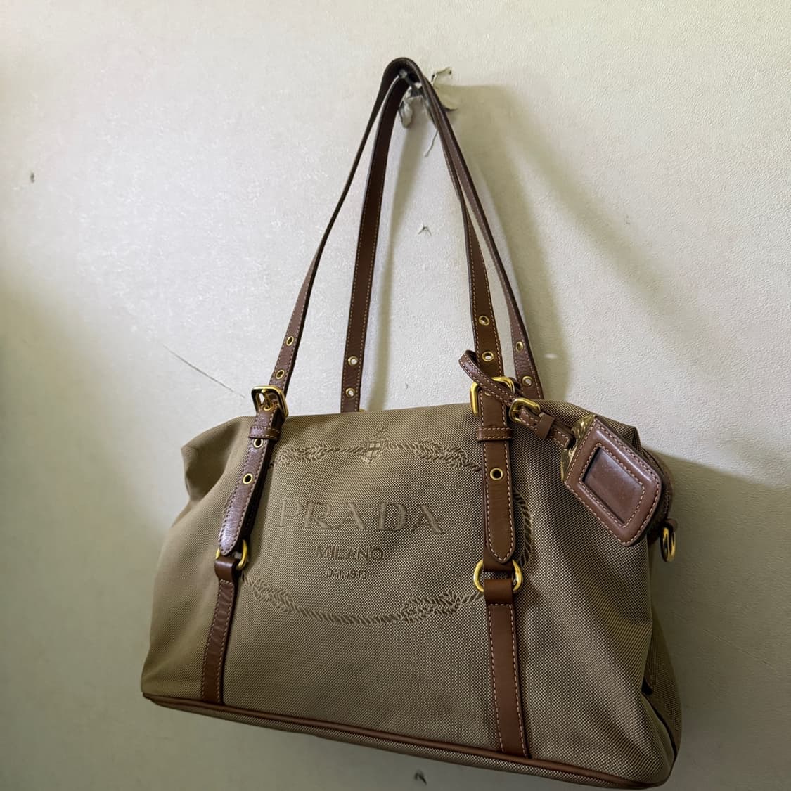 프라다 황실로고 패브릭 숄더&토트백 상품이미지9