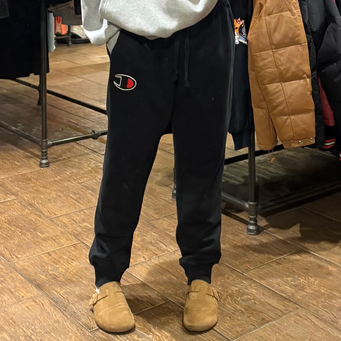 [HI] 챔피온 조거팬츠 블랙 상품이미지2