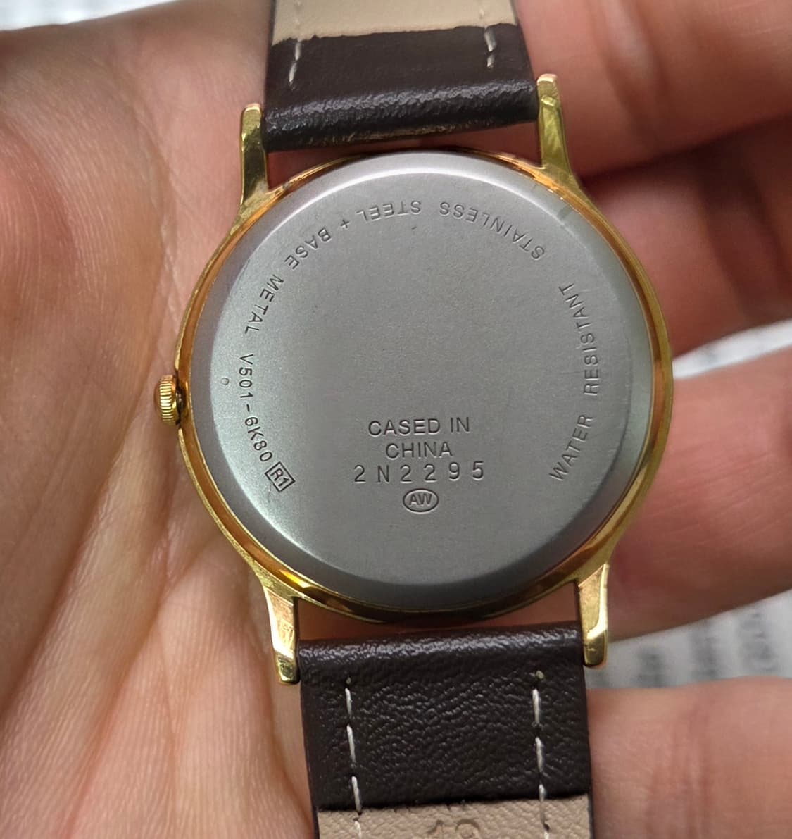 빈티지 세이코 알바 풀루페 야광판 아라빅인덱스 논데이트 슬림쿼츠  상품이미지6