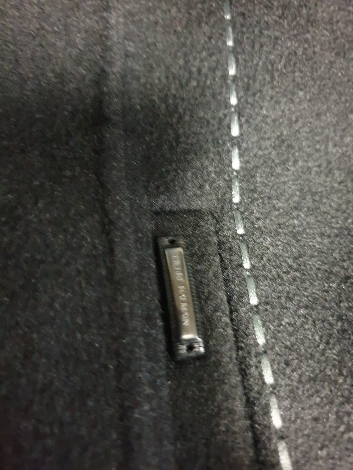 (00s) 피에르발망 캐시미어 넥버클 사이드 스티치 자켓 블랙 (100) 상품이미지2