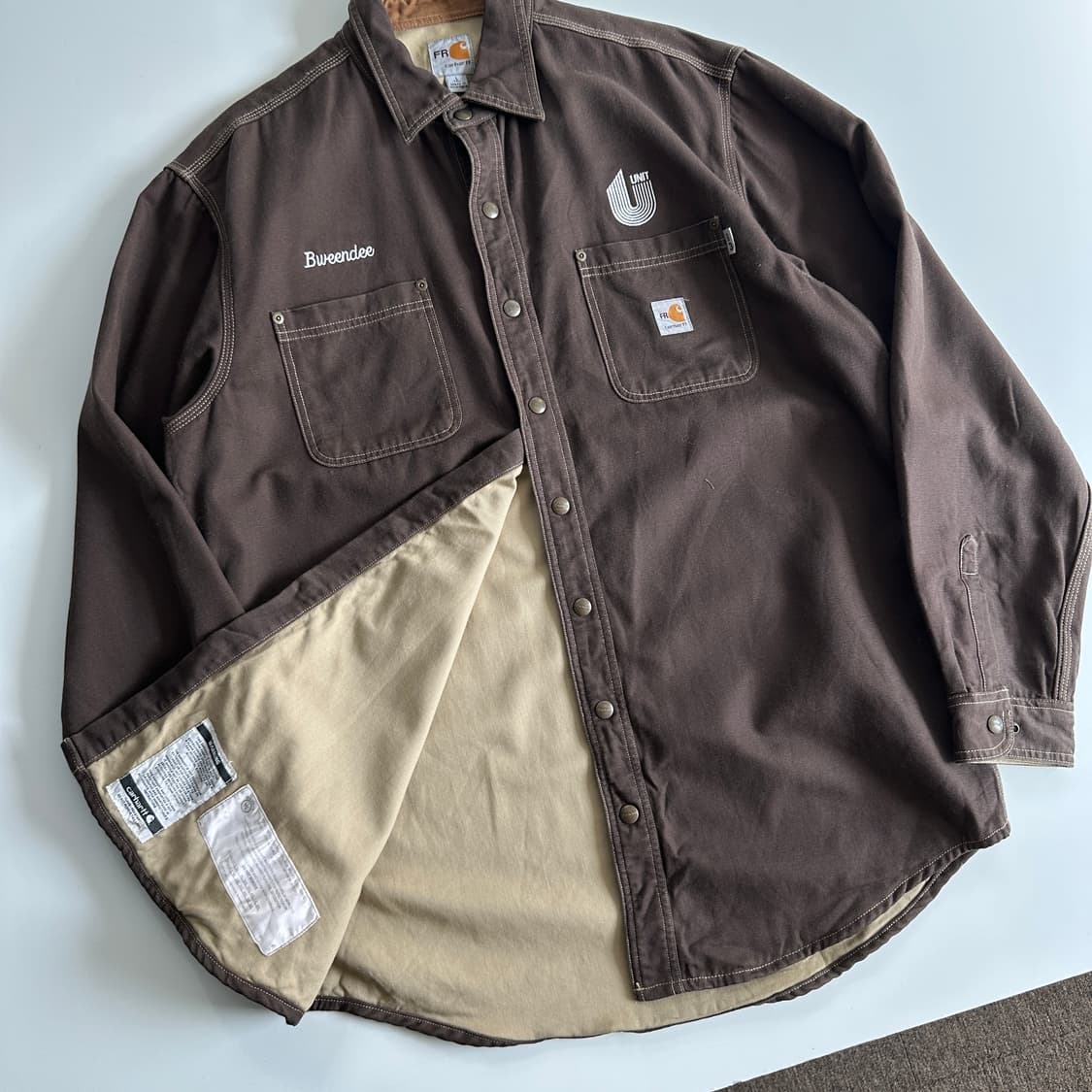 Carhartt FR 킬하트 FR OG 컨버스  모스 브라운 자켓 상품이미지2