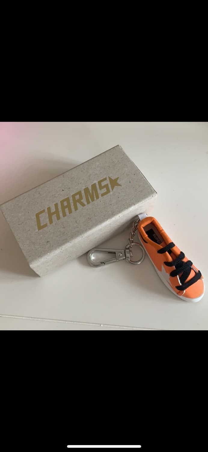 골든구스 신발 슈즈 키링 키체인 카라비너 오렌지 상품이미지3