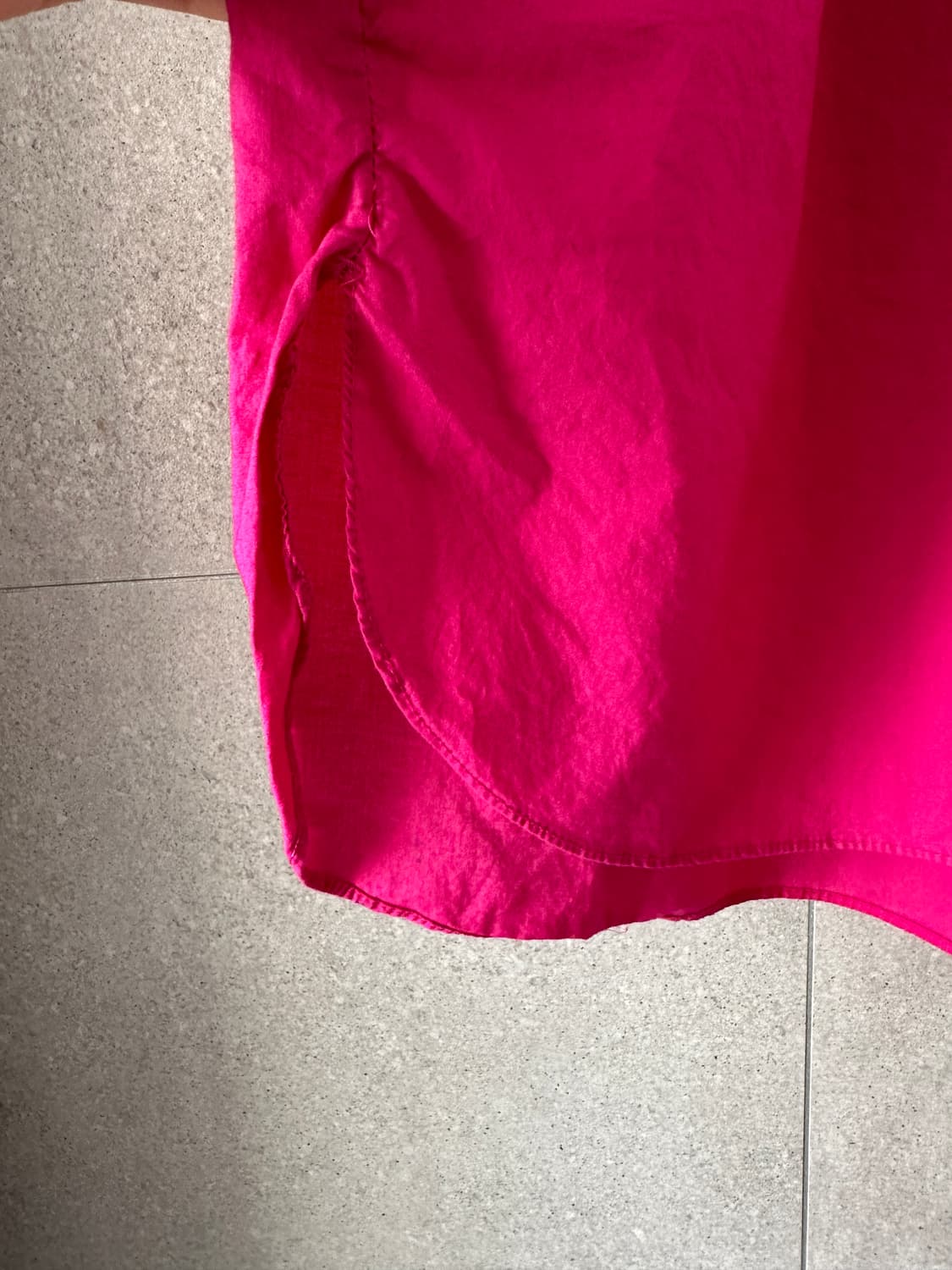 바스락 자주색 브이넥 오버핏 77가능 상품이미지2