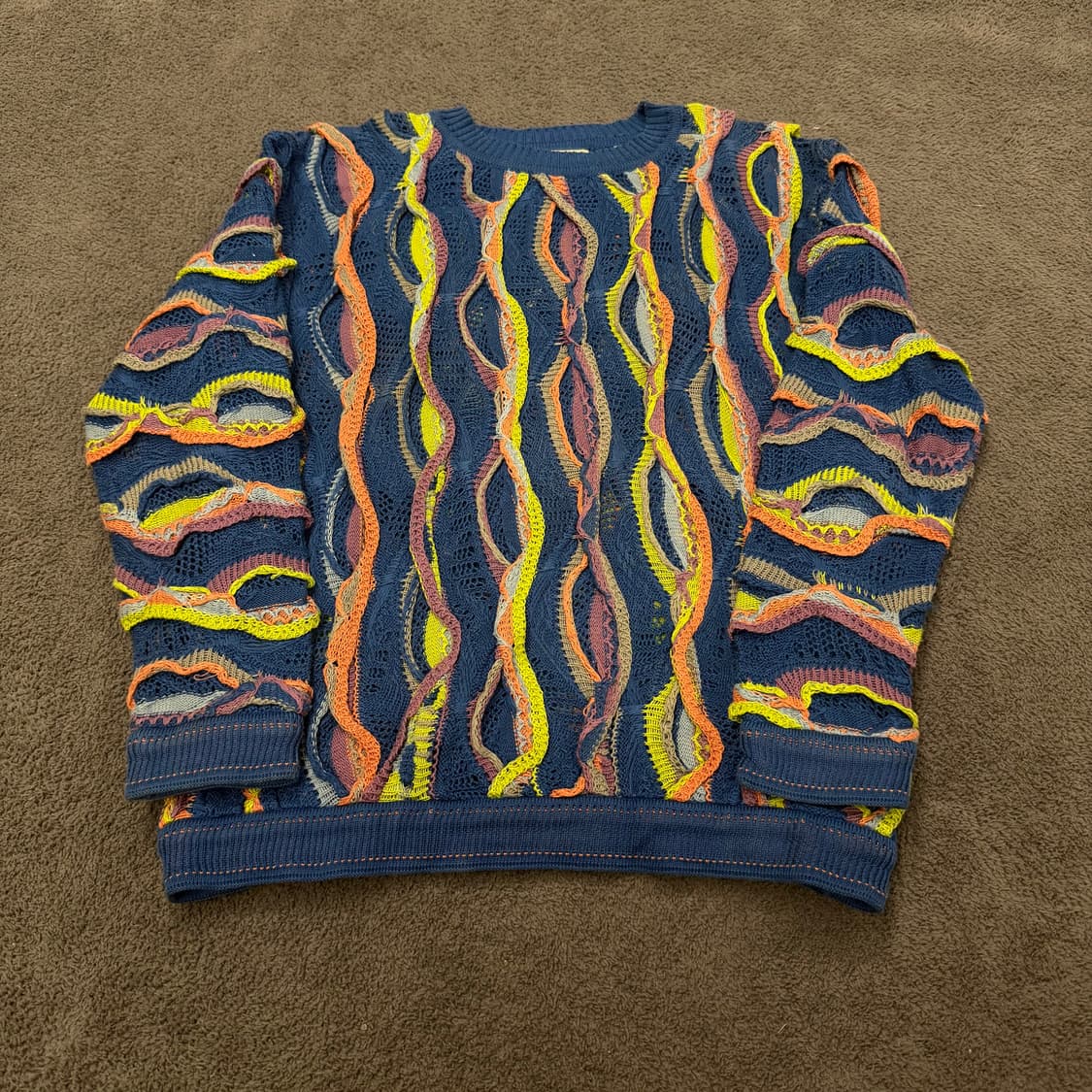 [ 정품/S ] 쿠지 빈티지 케이블 니트티 상품이미지3