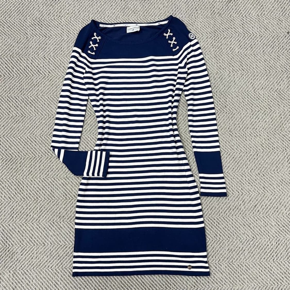 탐테일러 스트라이프 원피스 v0663 상품이미지1