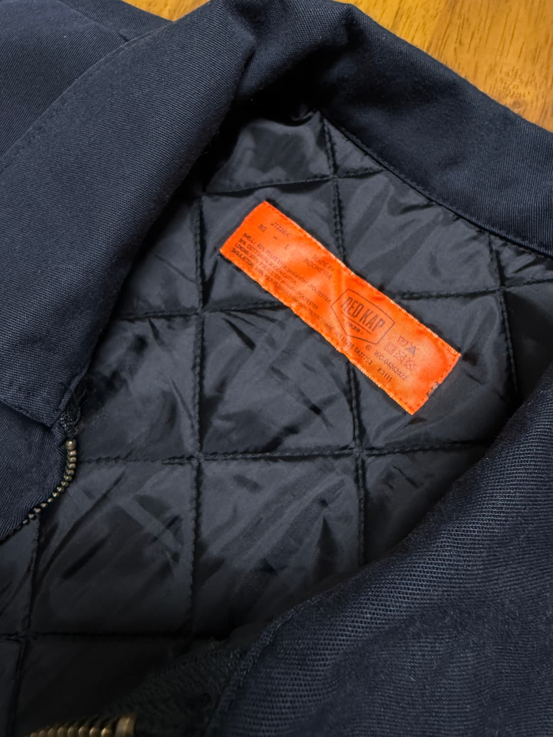 [L] 빈티지 레드캡 워크 자켓 칸예 착용 상품이미지4