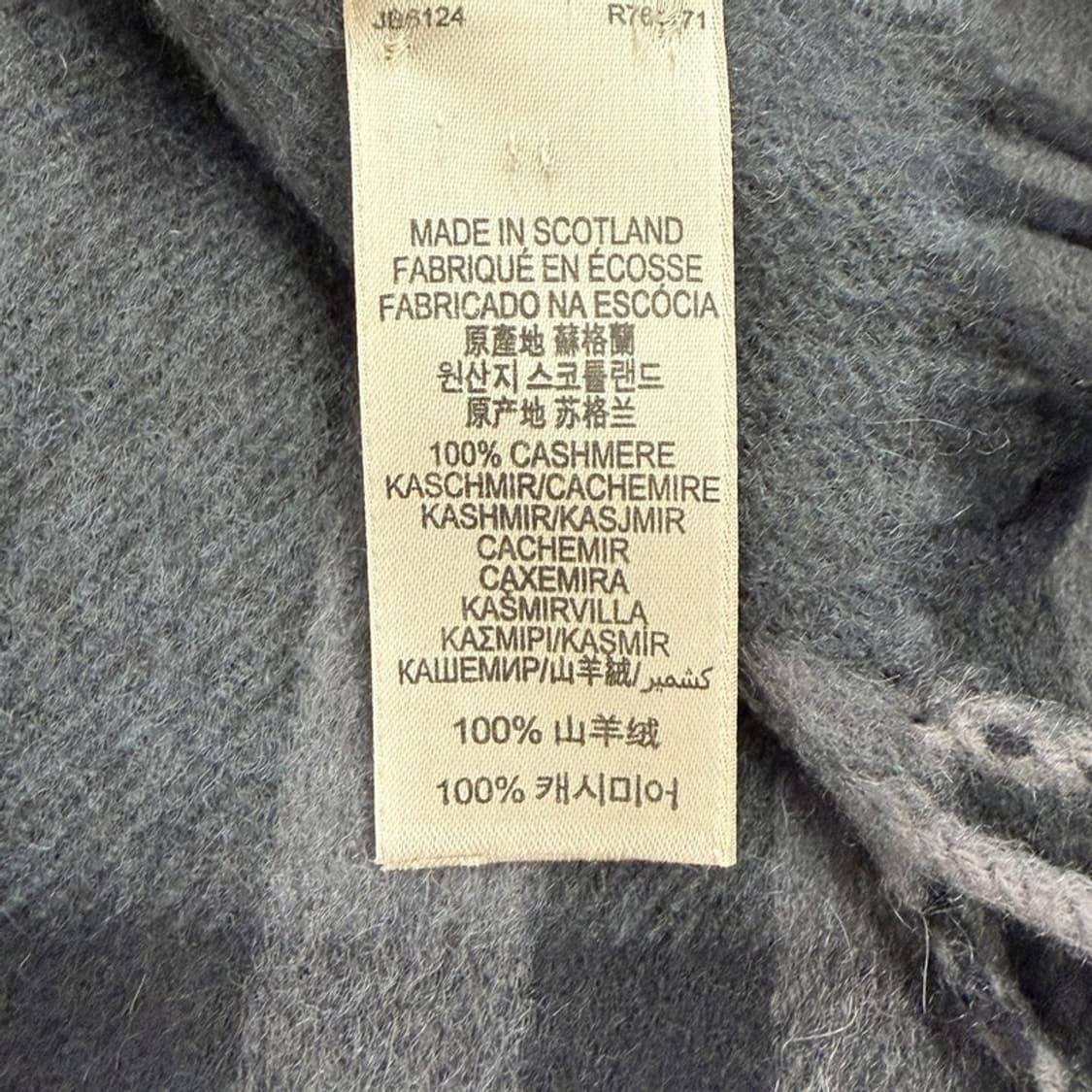 BURBERRY 체크 100% 캐시미어 머플러 상품이미지5