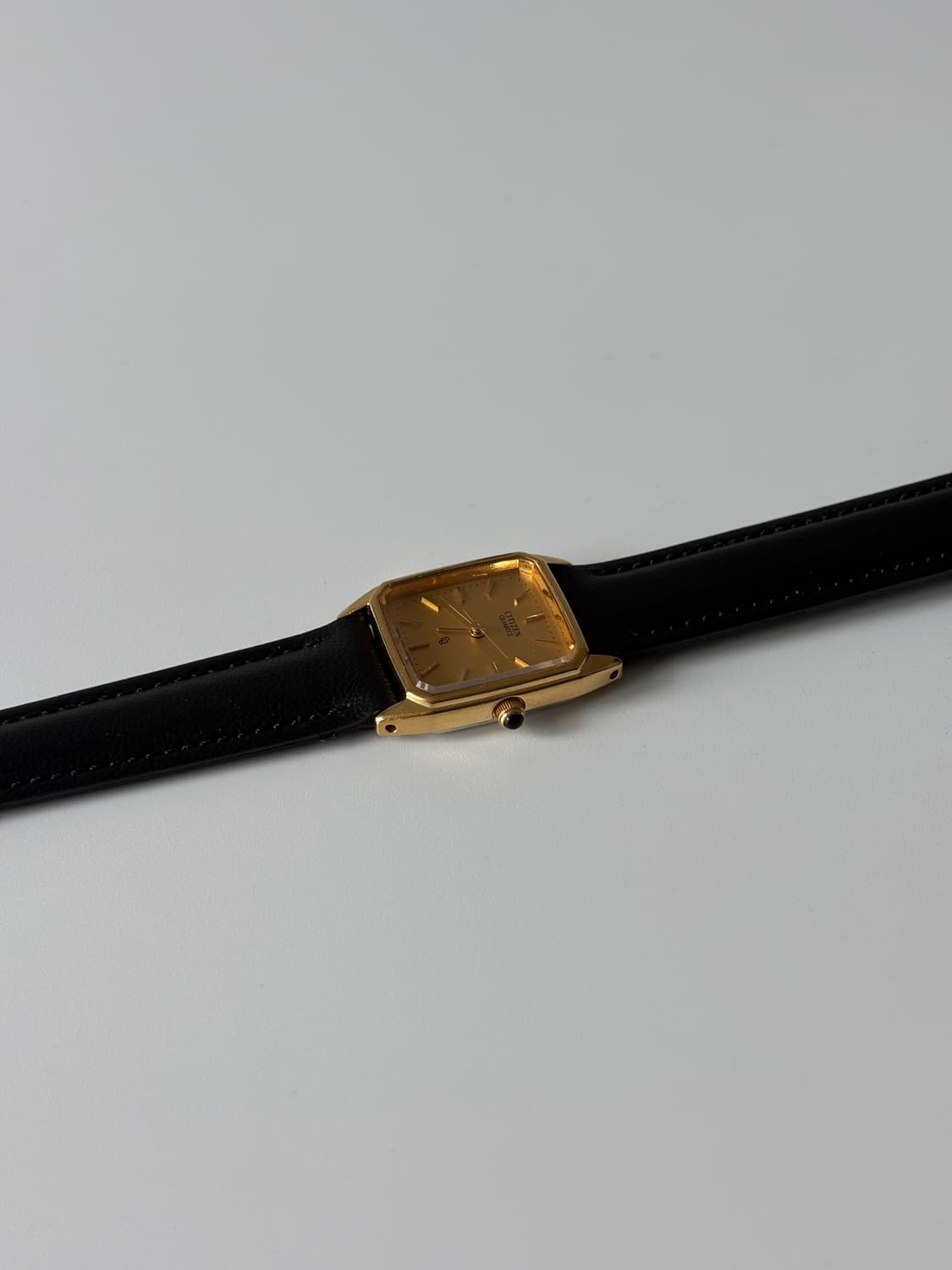 1980년대 CQ 빈티지시계 골드 스퀘어 쿼츠 여성  상품이미지6