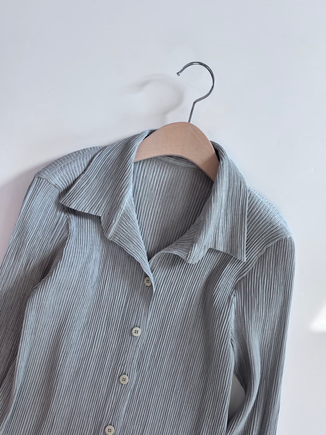 Issey Miyake 이세이미야케 플리츠플리즈 쿨그레이 셔츠 상품이미지7