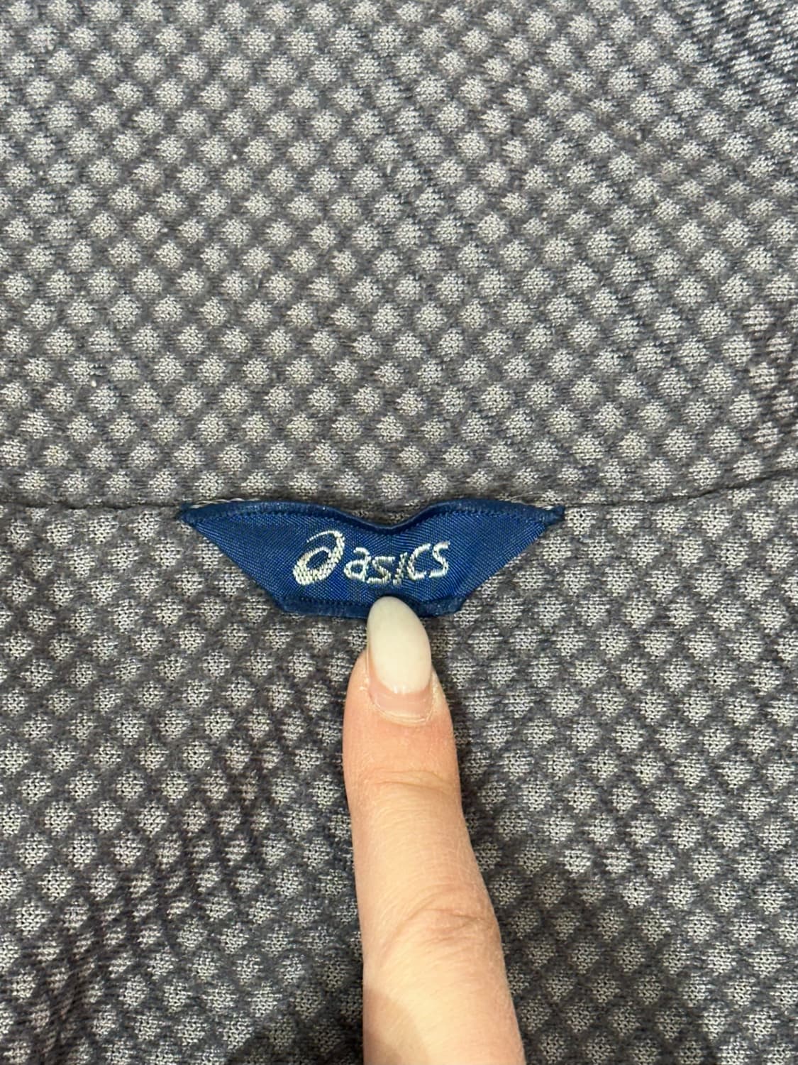 아식스 블랙 오버핏 바람막이 올드스쿨 트랙 자켓 L 상품이미지7