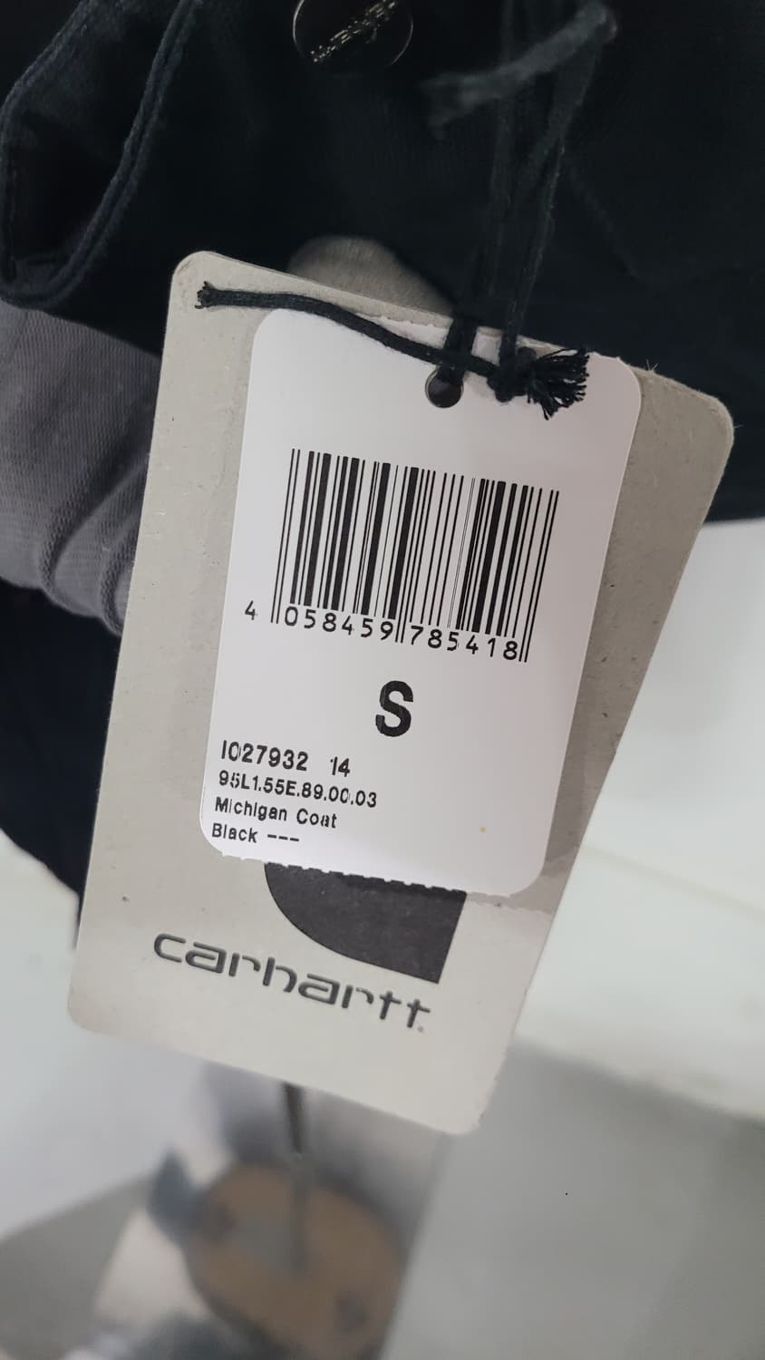 정품 칼하트 미시건 자켓 블랙 S 상품이미지3