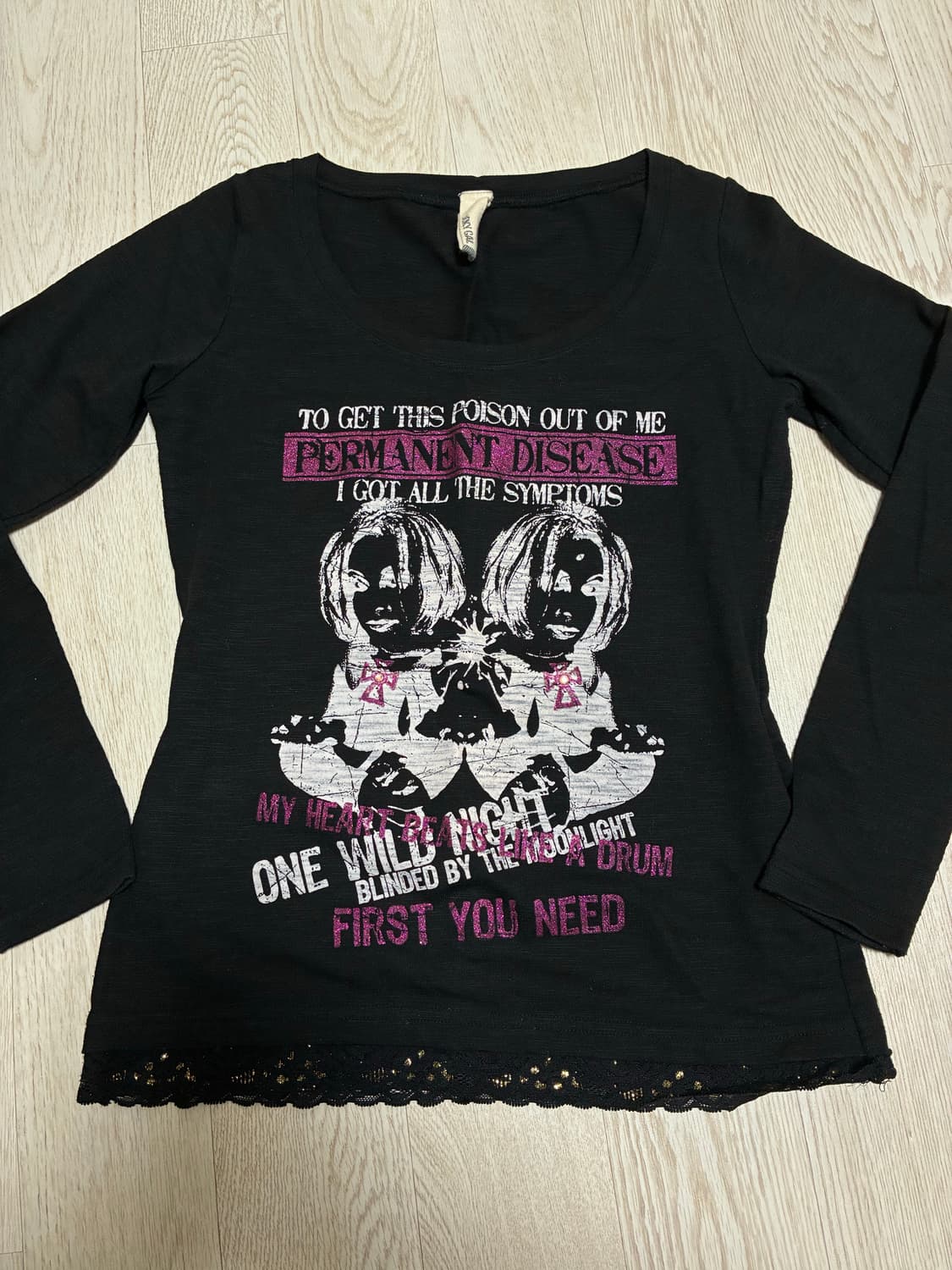 일본 빈티지 펑크 긴팔 상품이미지1