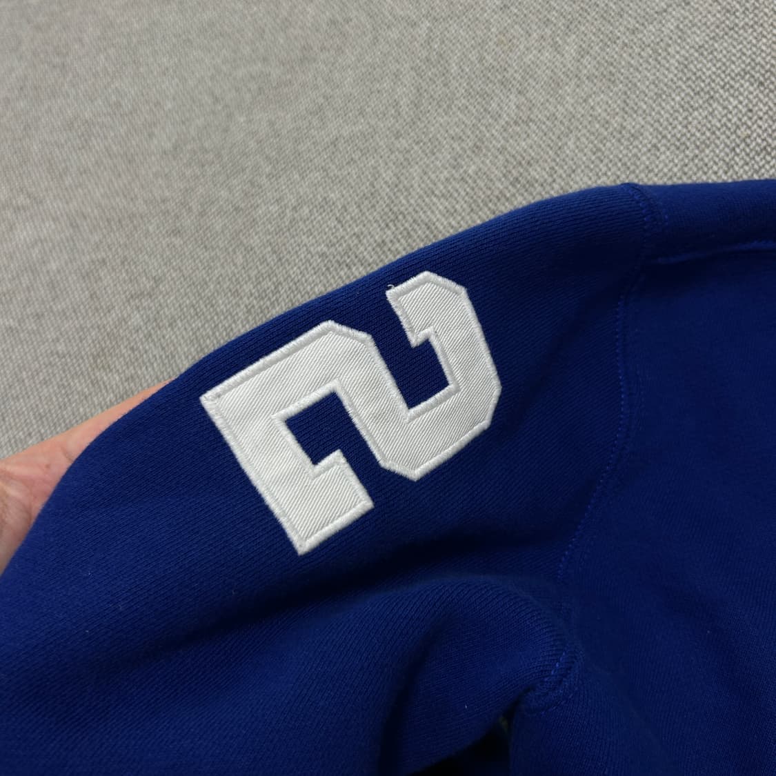 폴로 딥블루 빅포니 헤비 후드집업(L) 상품이미지6