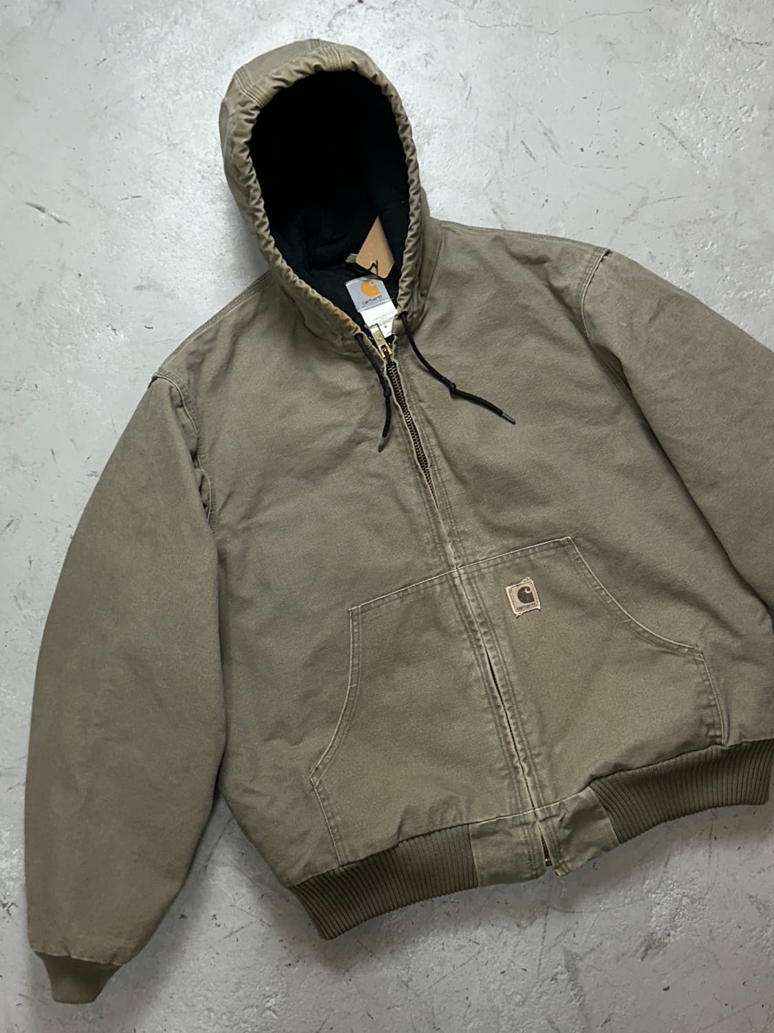 00's OG 칼하트 J130 액티브 자켓 칼하트 DES 후드 자켓 상품이미지5