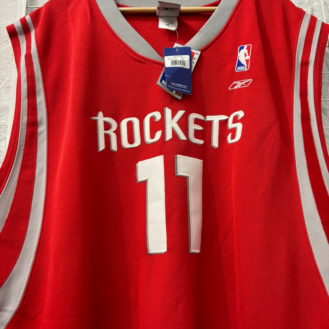 NBA X 리복 휴스턴 로키츠 유니폼 슬리브리스 2XL 상품이미지5