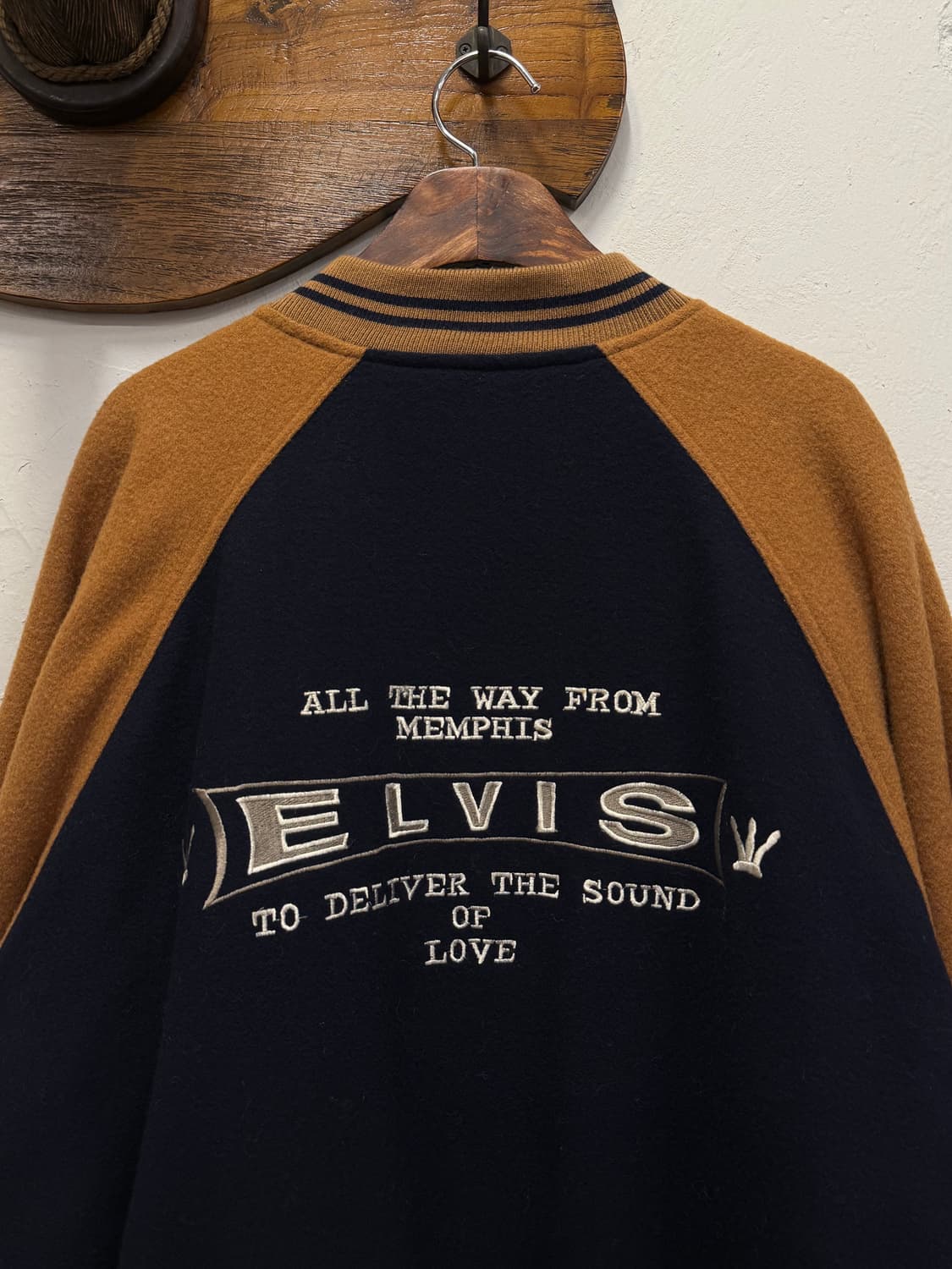  XL) Elvis Presley Wool Varsity Jacket  상품이미지1