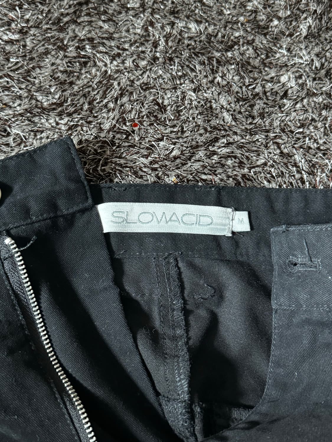 26ss 슬로우애시드 아웃 포켓 핀턱 팬츠M사이즈 상품이미지4