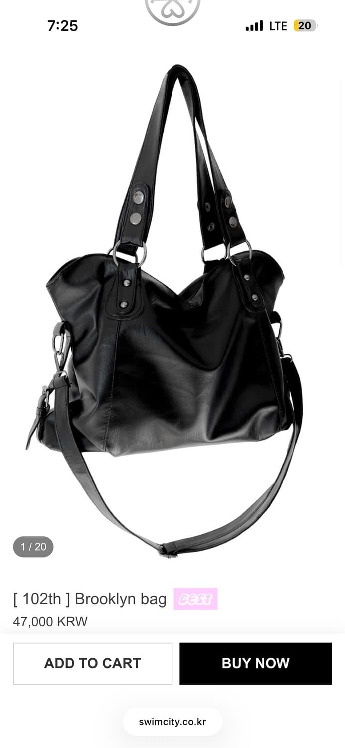 Swimcity Brooklyn bag 스윔시티 브루클린 백 상품이미지1