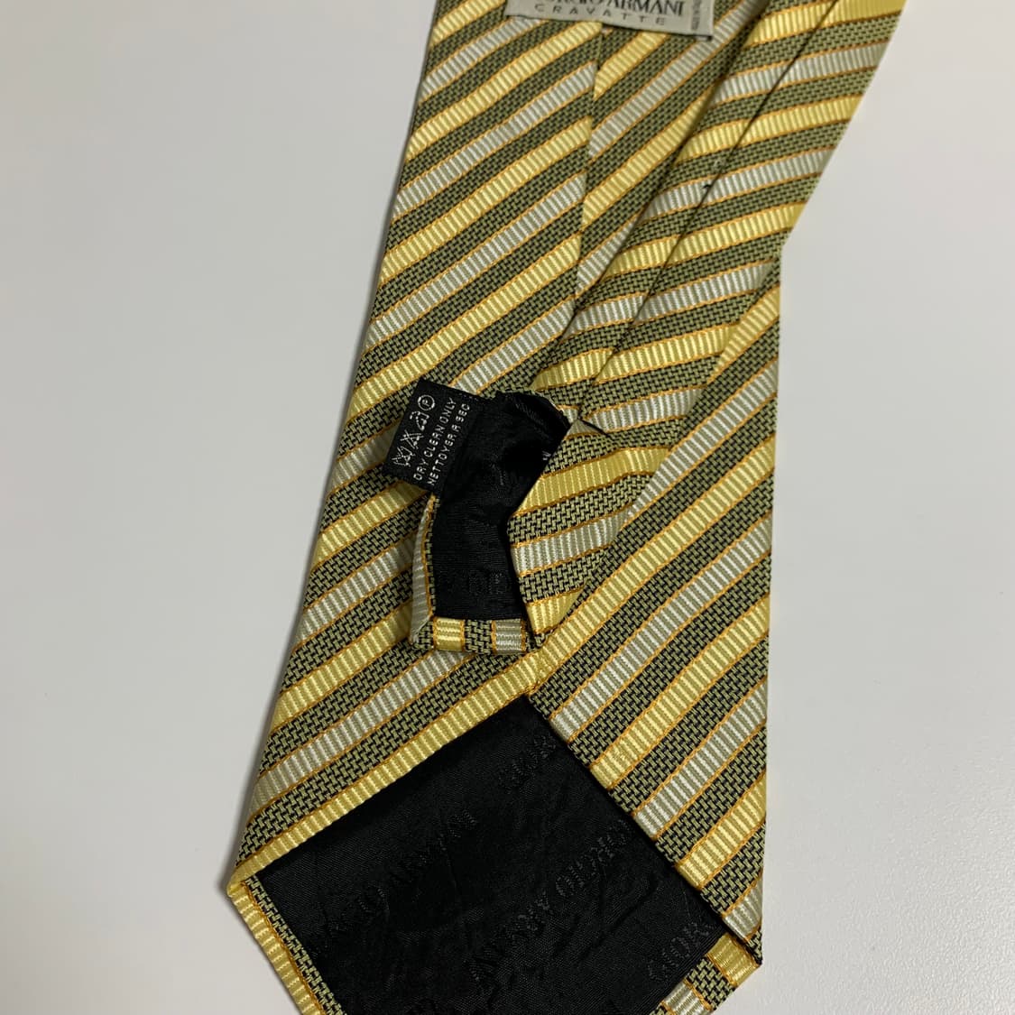 조르지오 아르마니(ARMANI) 스트라이프 명품넥타이 A+등급 9.6cm 상품이미지7