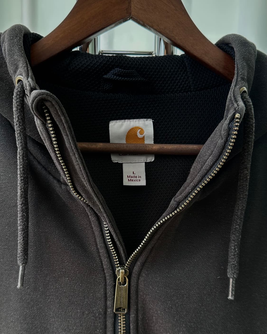 [L]칼하트 써멀 레인디펜더 블랙 후드집업 상품이미지9