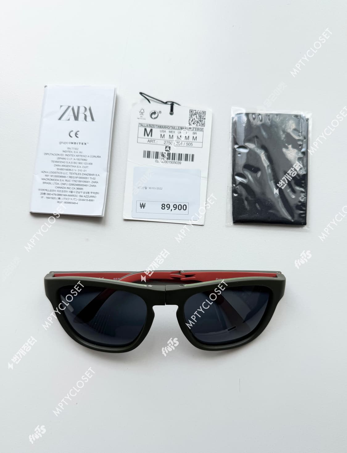 ZARA 자라 폴더블 편광 선글라스 상품이미지8