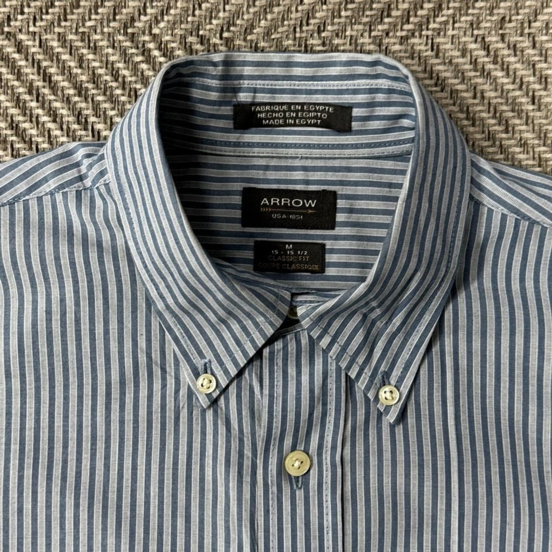 arrow 스트라이프 반팔 셔츠 v2845 상품이미지5