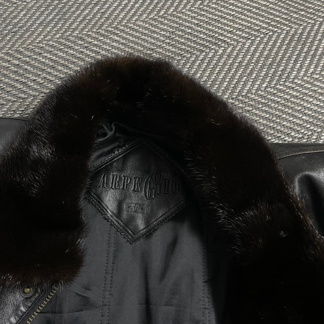 Arpeggio 아카이브 램스킨 퍼 무스탕 가죽자켓o 4985 상품이미지5