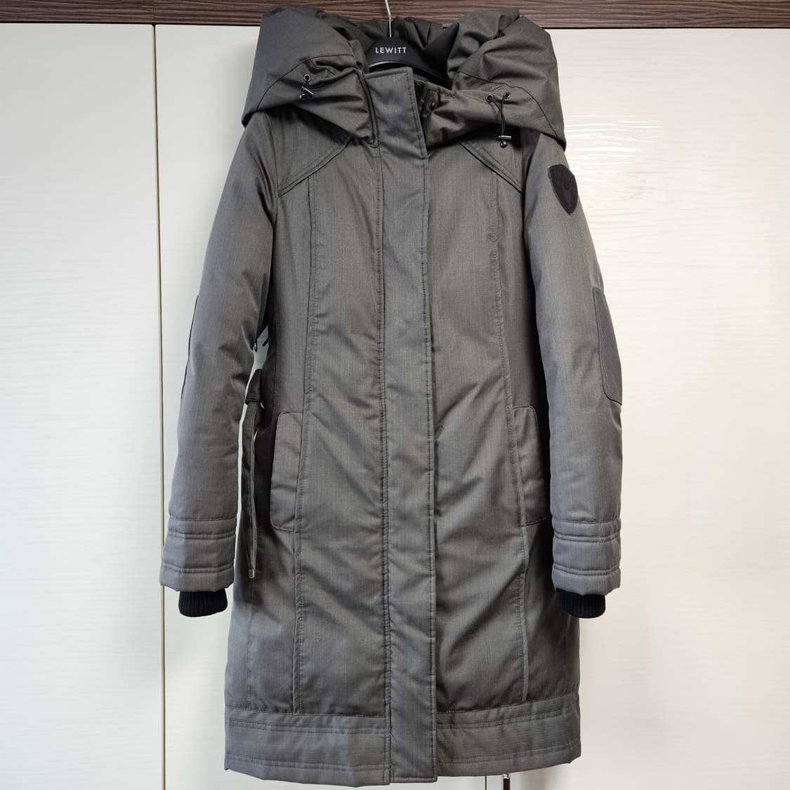 노비스 아스트리드 S 오리털 패딩 여성 카키색상 상품이미지2