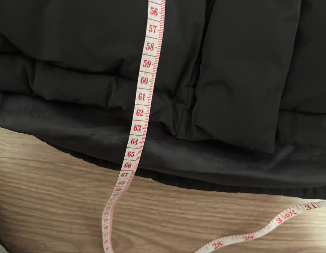 상태최상 지컷 풍성한 사가폭스퍼 구스다운패딩 여 55,66 상품이미지10