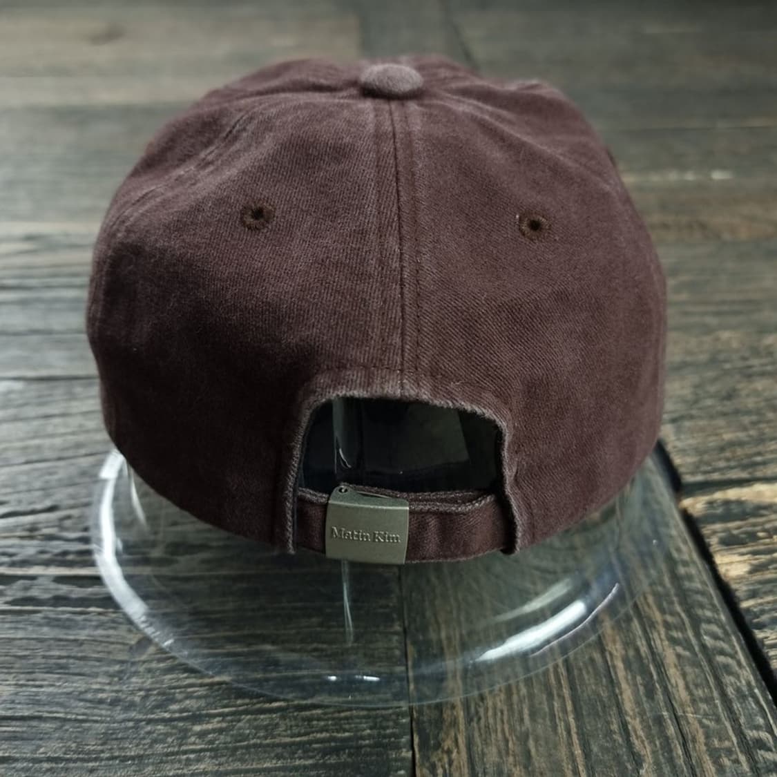 [마뗑킴] 자수 패치 볼캡 초코브라운 M19031 상품이미지5