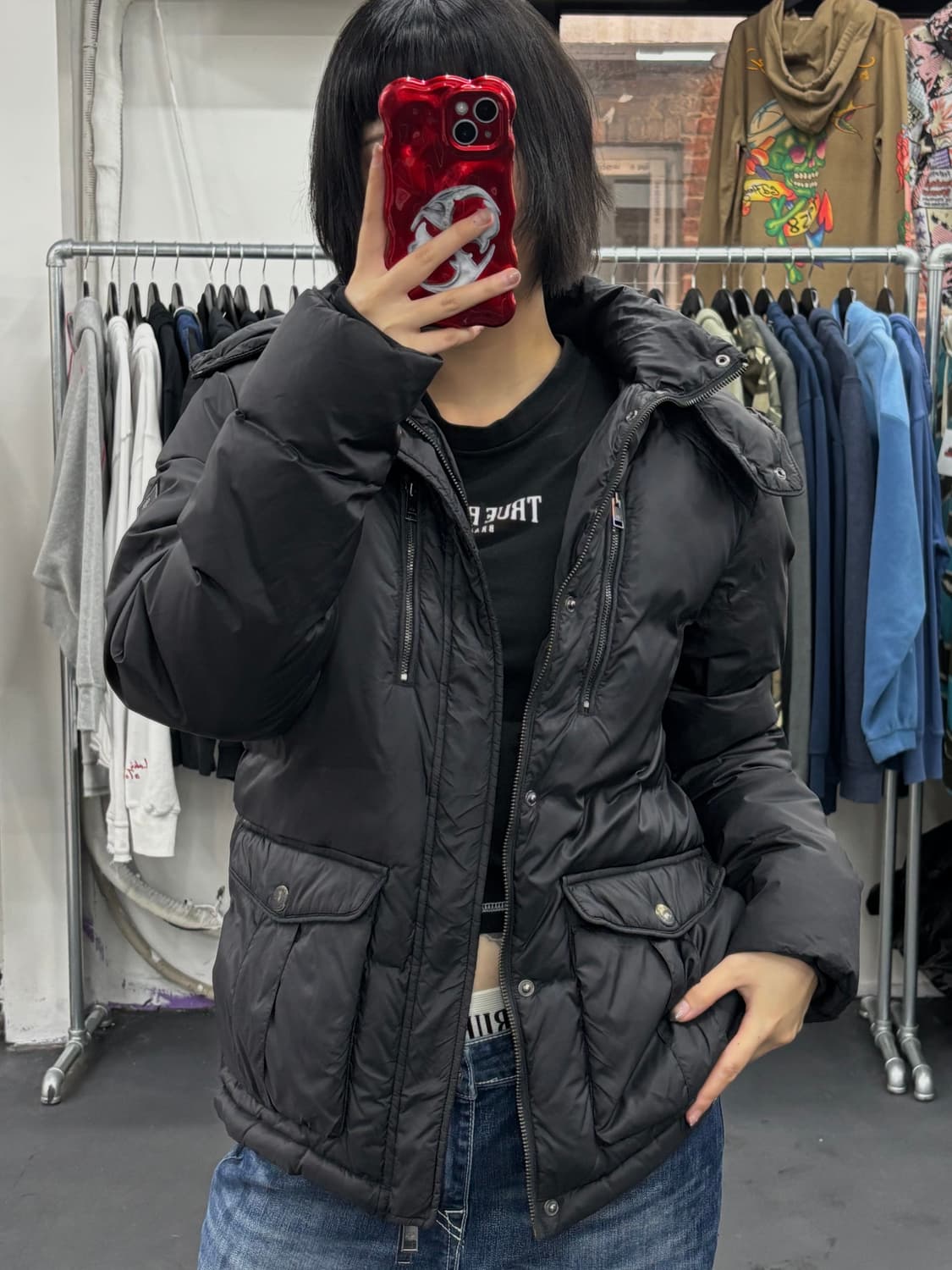 아르마니 익스체인지 덕다운 패딩 상품이미지1