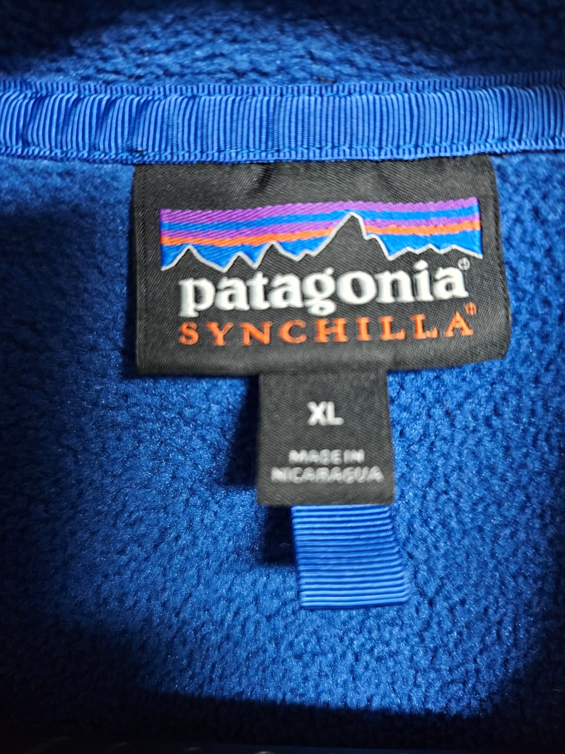 파타고니아 신칠라 XL 블루 퍼플 상품이미지2