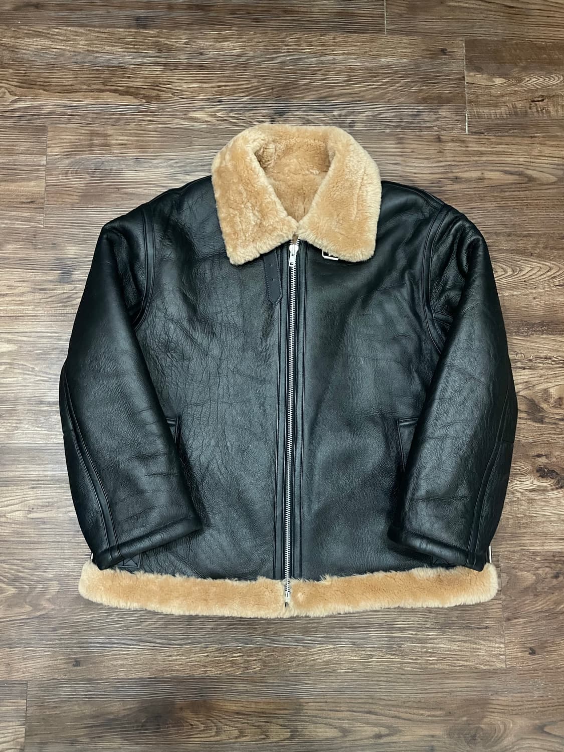 B-3 리얼레더 램스킨 양가죽 무스탕 폭격기(무톤자켓) 상품이미지3