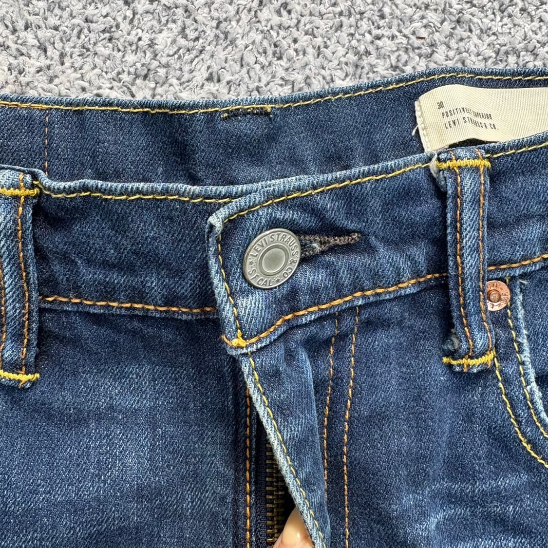 W30 리바이스 진청 데님 청바지 0427J 상품이미지2