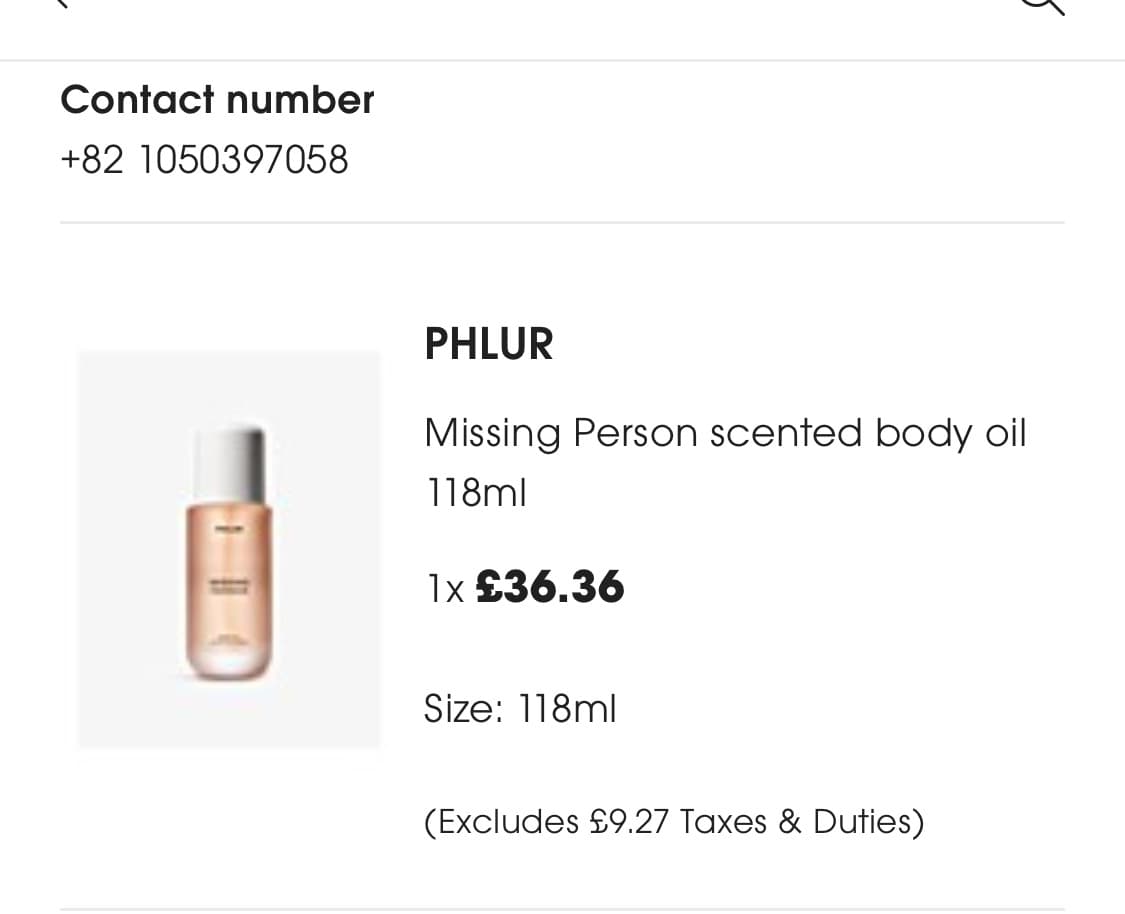 Phlur 미씽퍼슨 missing person 바디오일 상품이미지5