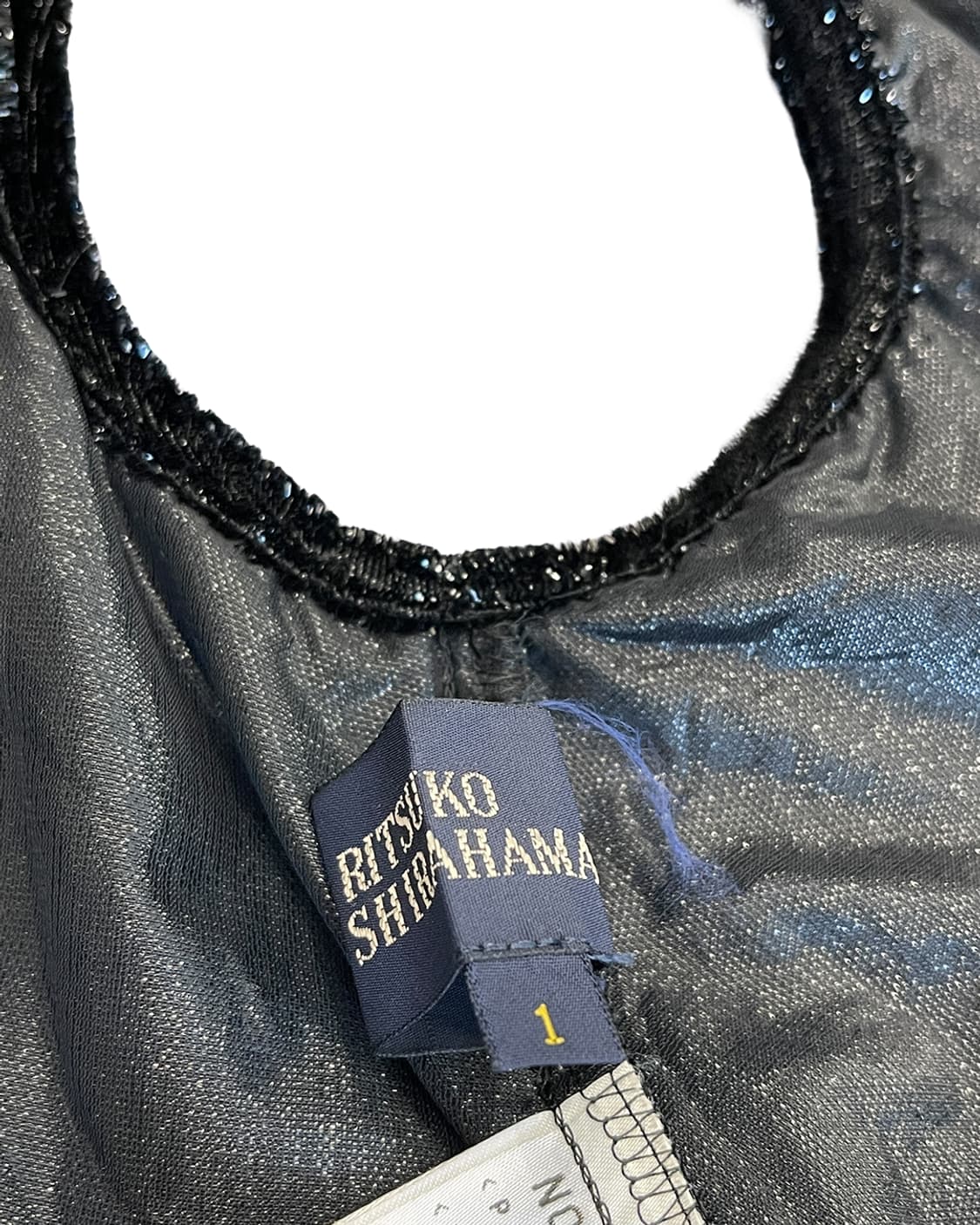 리츠코 시라하마 벨벳 비대칭 버튼 가디건 탑 상품이미지9