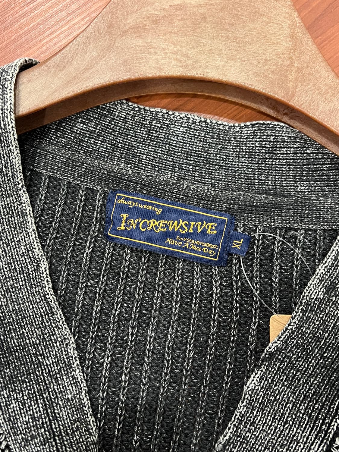 In'Crewsive 빈티지 워시드 코튼 가디건 상품이미지8