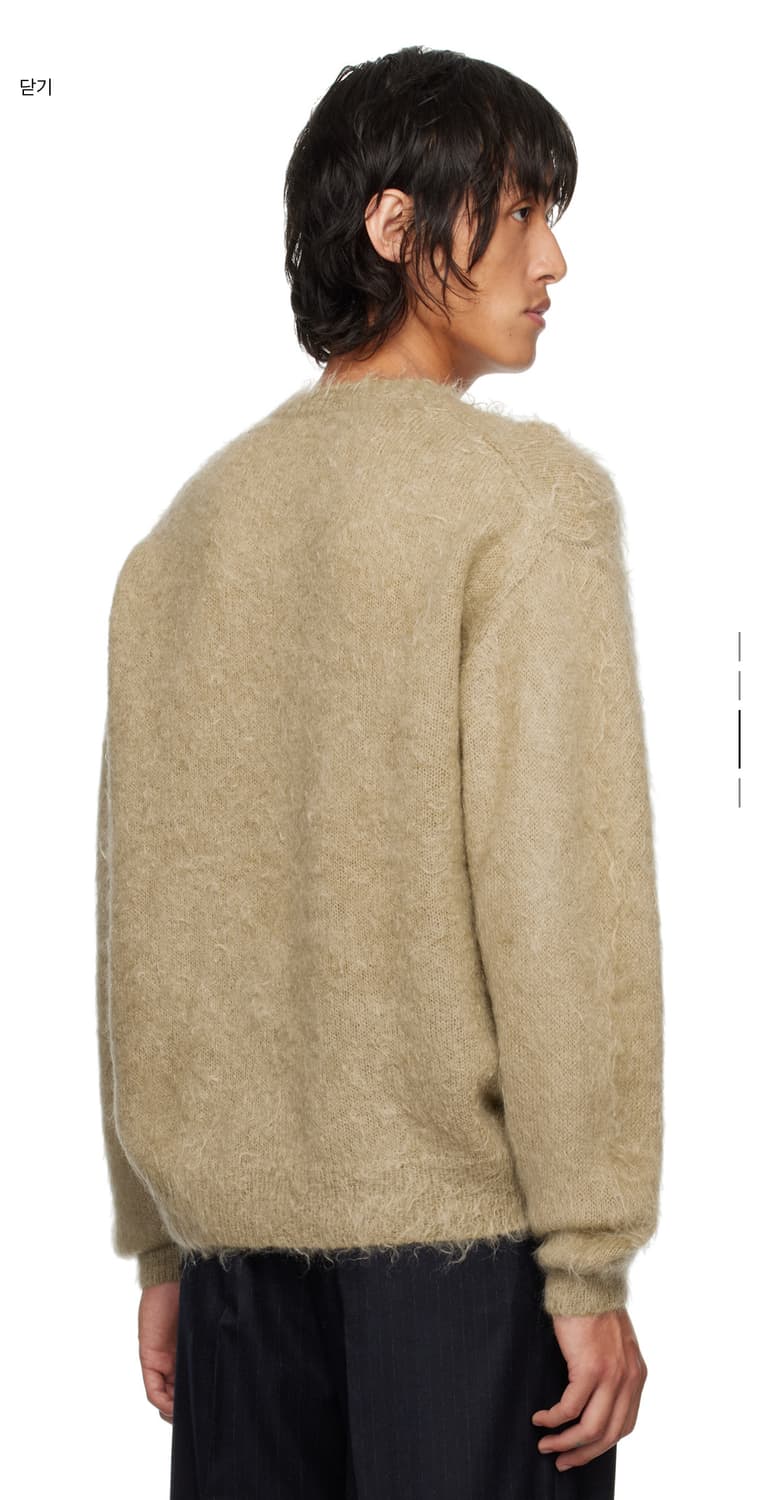 오라리 24fw 슈퍼 키드 모헤어 니트 베이지 상품이미지6