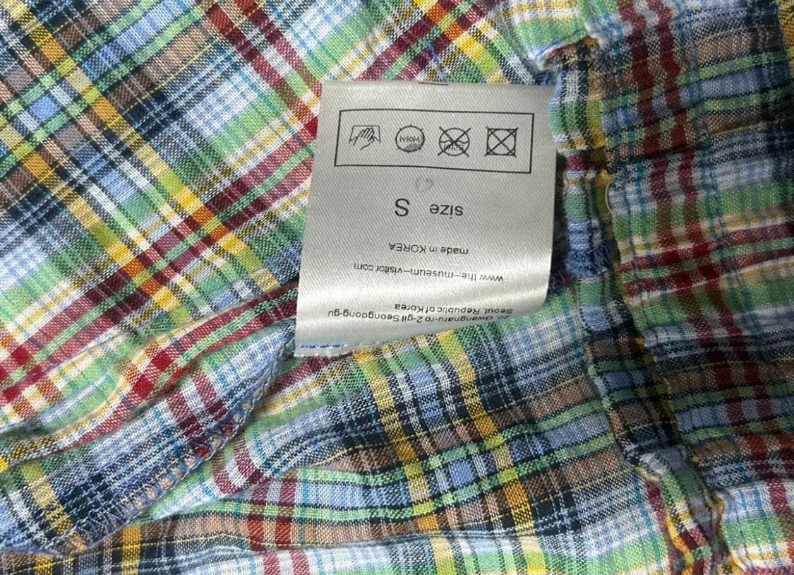 더뮤지엄비지터 LOVE CHECK JACKET 상품이미지3