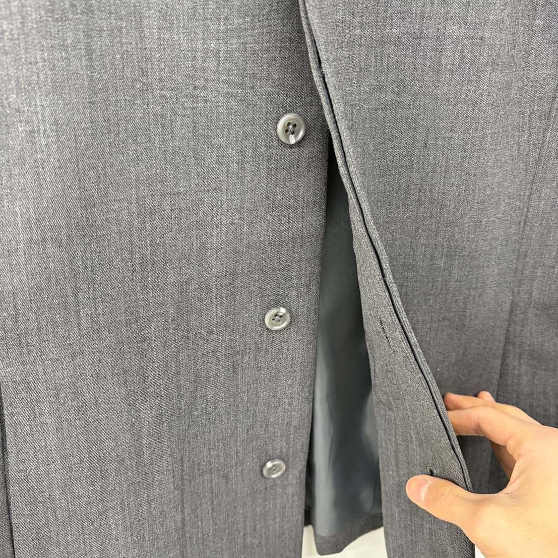 제이프레스 회색 자켓 숏 코트 여성 M 상품이미지3