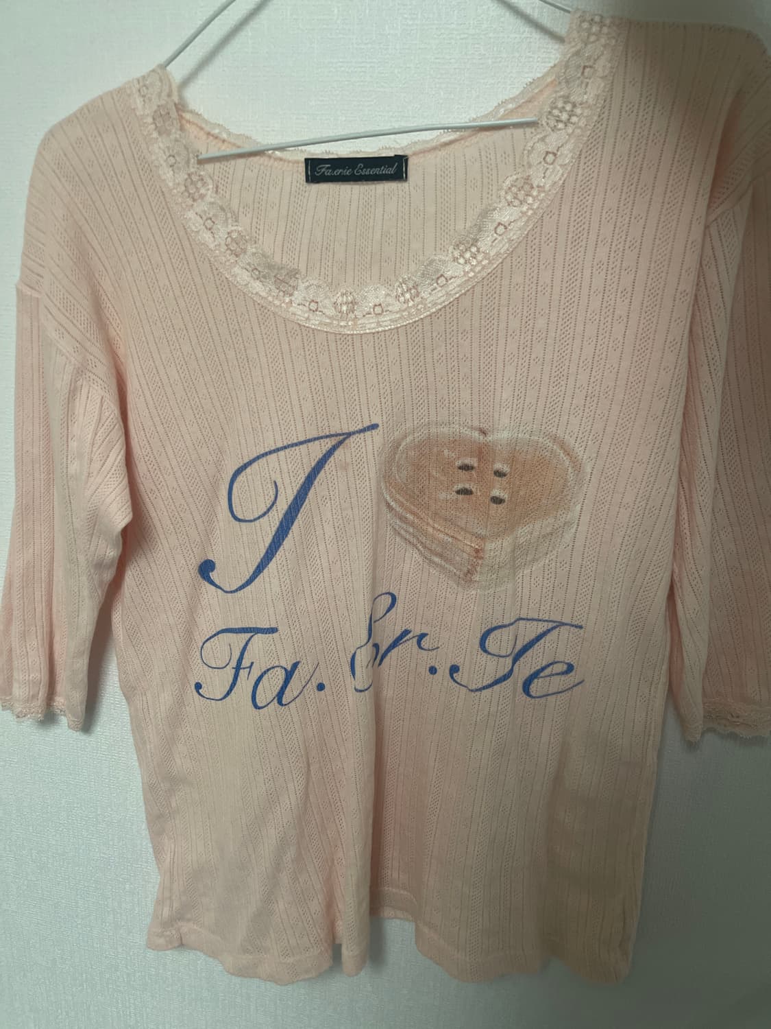 샵페어리 레이스 티셔츠 상품이미지3