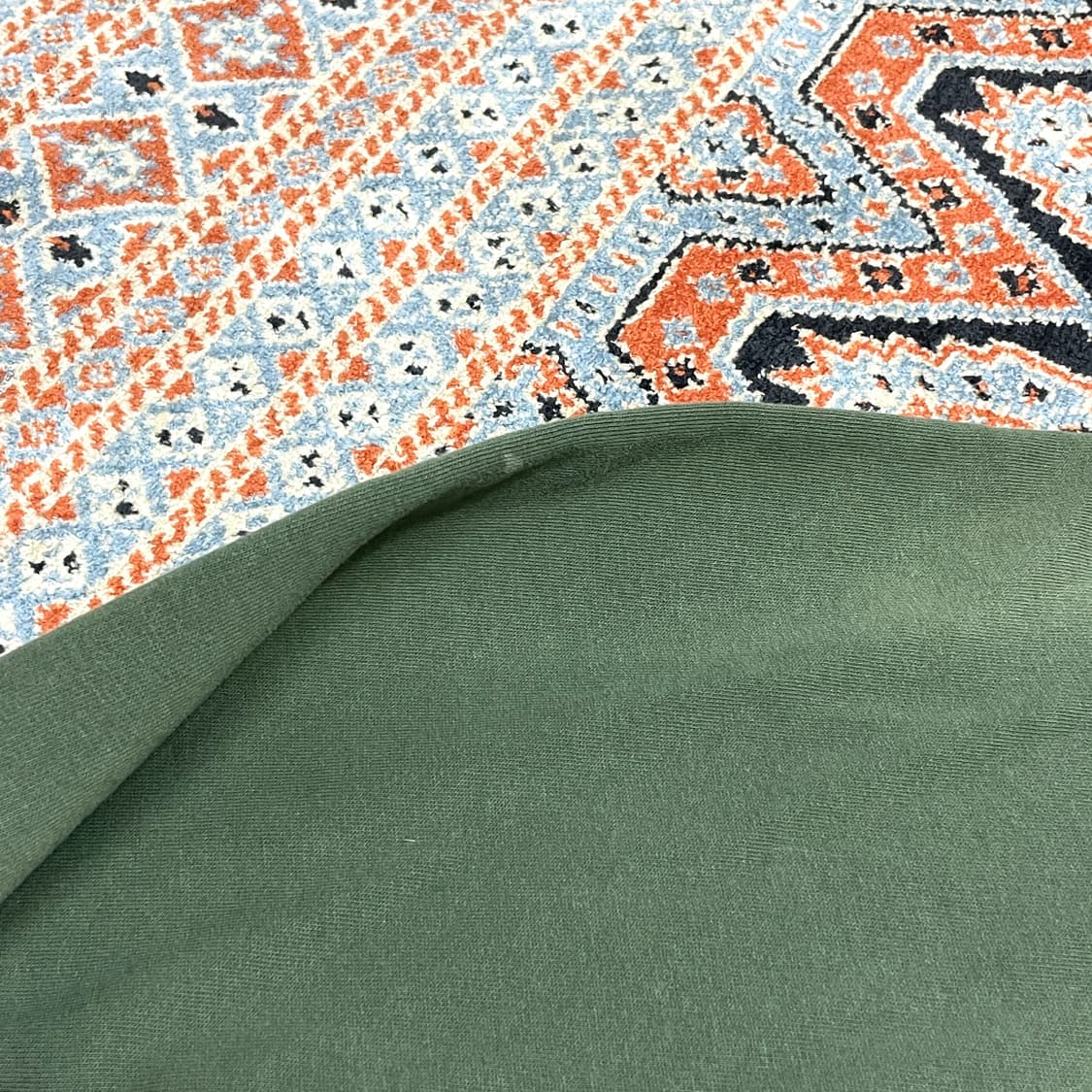 뉴발란스 스펠로고 카키 기모 후드티셔츠 남성M 상품이미지4