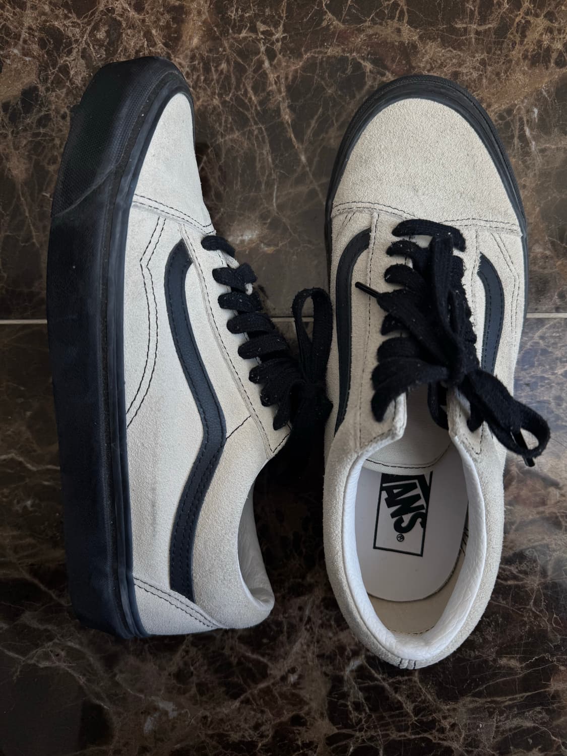 올드스쿨 36 DX - (애너하임 팩토리) og 화이트 블 랙 상품이미지6