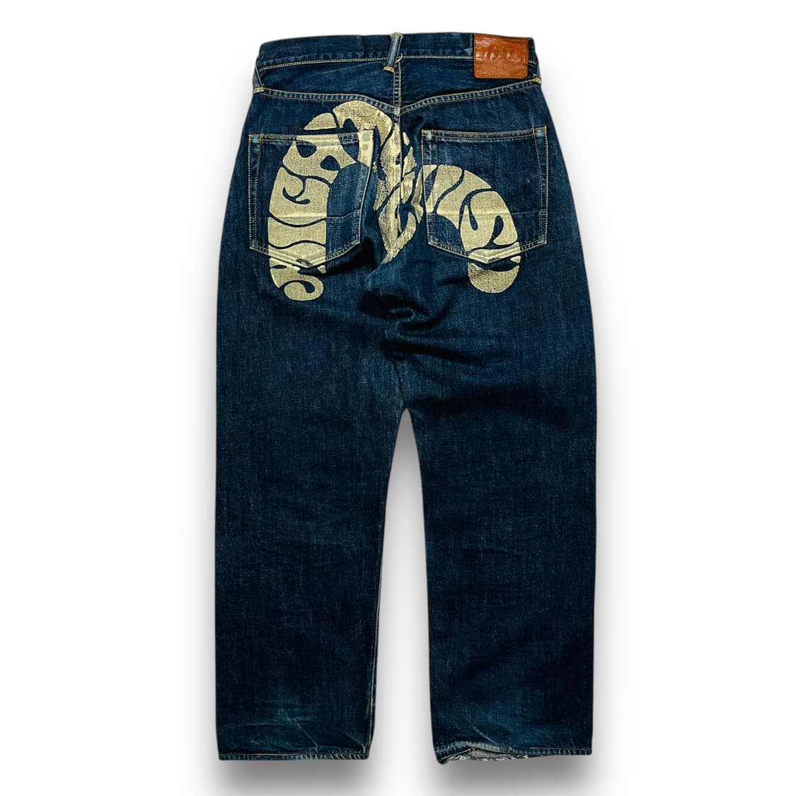 에비수 OG 마이티 페인티드 로고 빈티지 데님 팬츠 상품이미지1