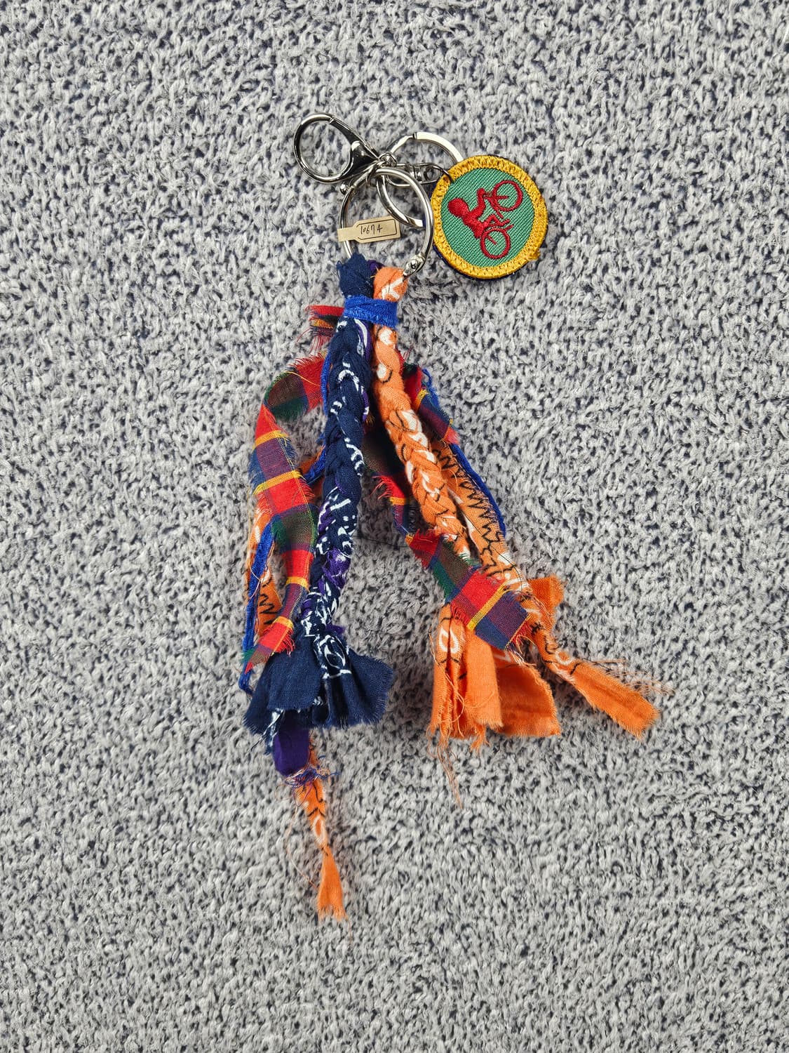 핸드메이드 커스텀 패치 반다나 카라비너 키링 / 10674 상품이미지5