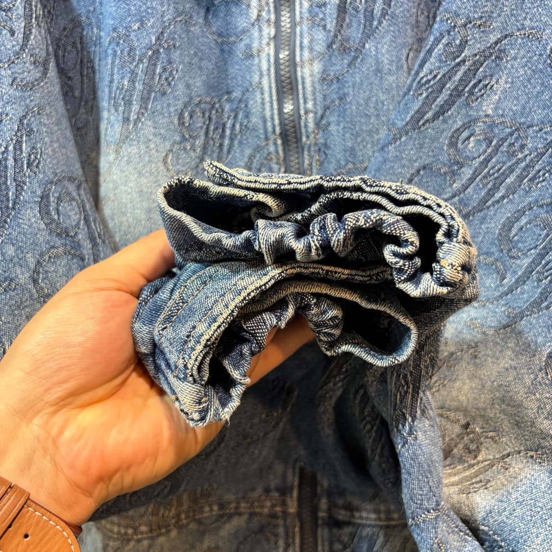 [XXL] PELLEPELLE 펠레펠레 데님 후드 자켓 상품이미지4