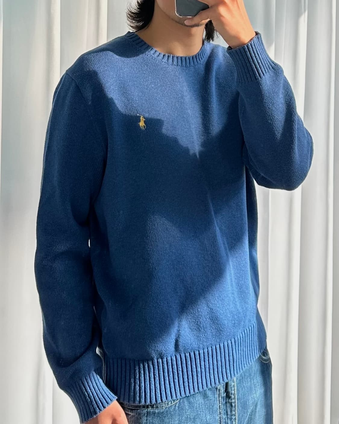 [M-L]폴로 랄프로렌 라운드넥 코튼 니트 상품이미지1